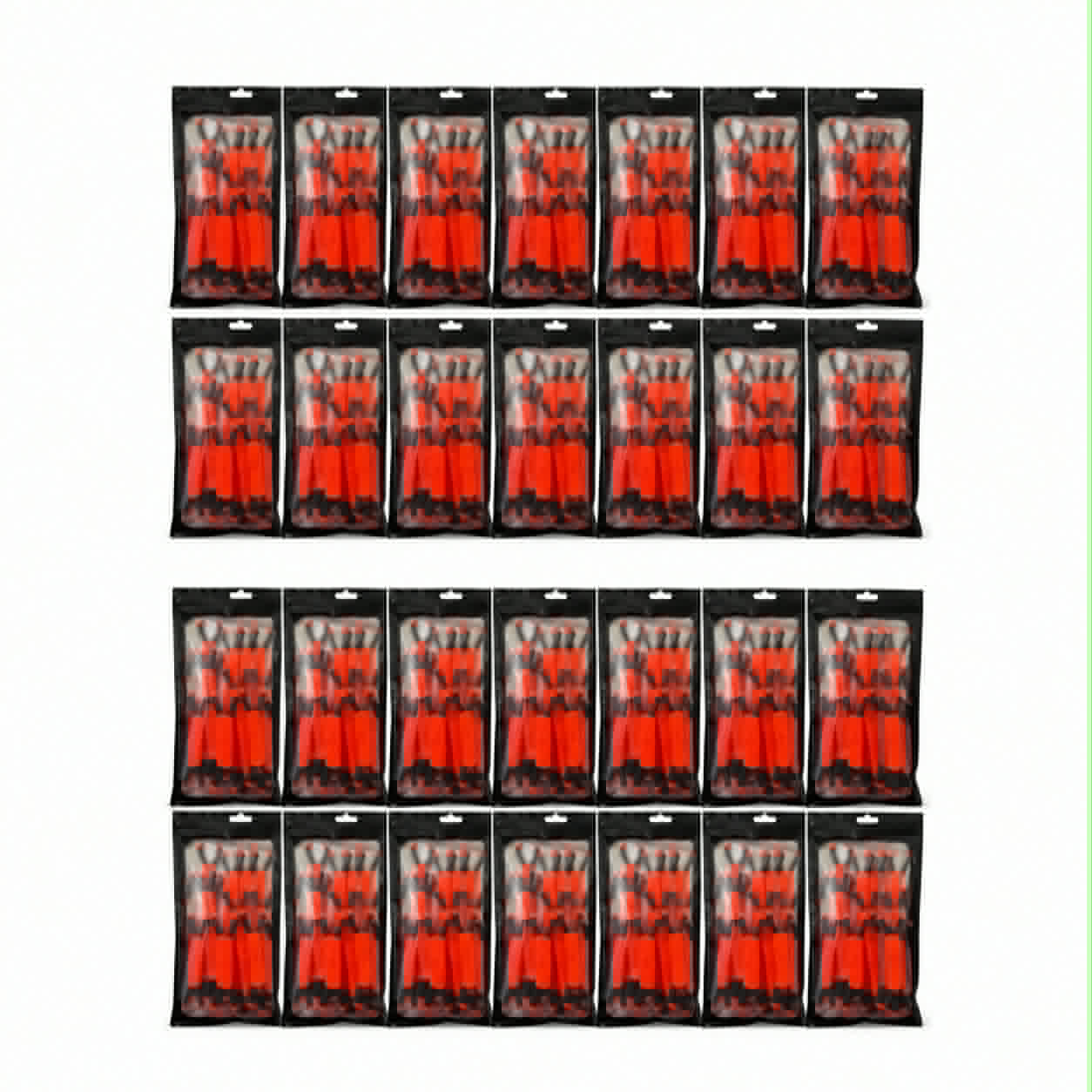 Multiple packages of Solar Ember Orange branch spreaders on a white background