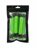 Pack of Radiant Grove Green 3 1/2inch branch spreaders in clear plastic bag with a black exterior on a white background.