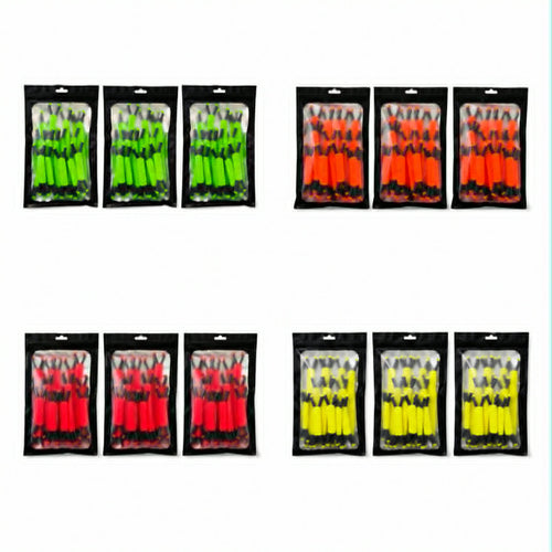 Shine Spine color options showing in sets of 3 Pack Multi-Pack branch spreaders in clear packaging with a white background